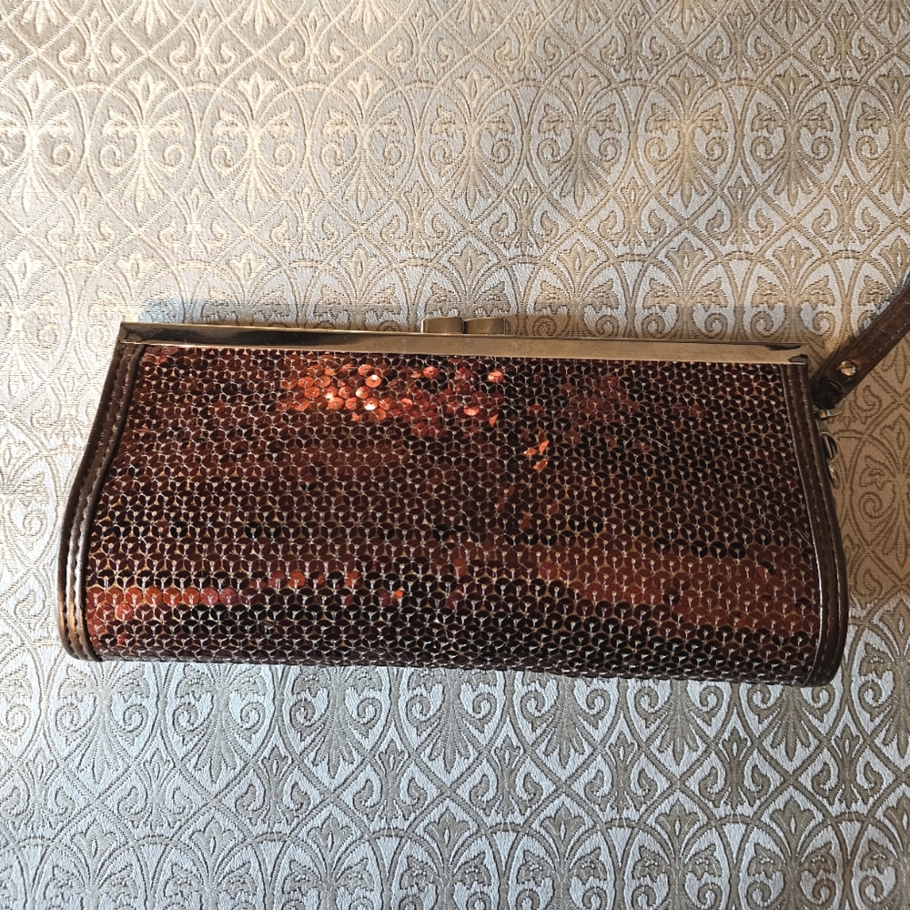 Holiday Sequin Clutch Purse